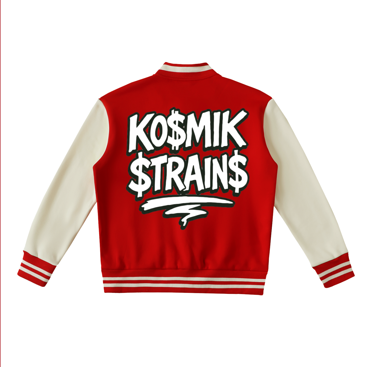 Ko$miK Two-Tone Fleeced Varsity Jacket