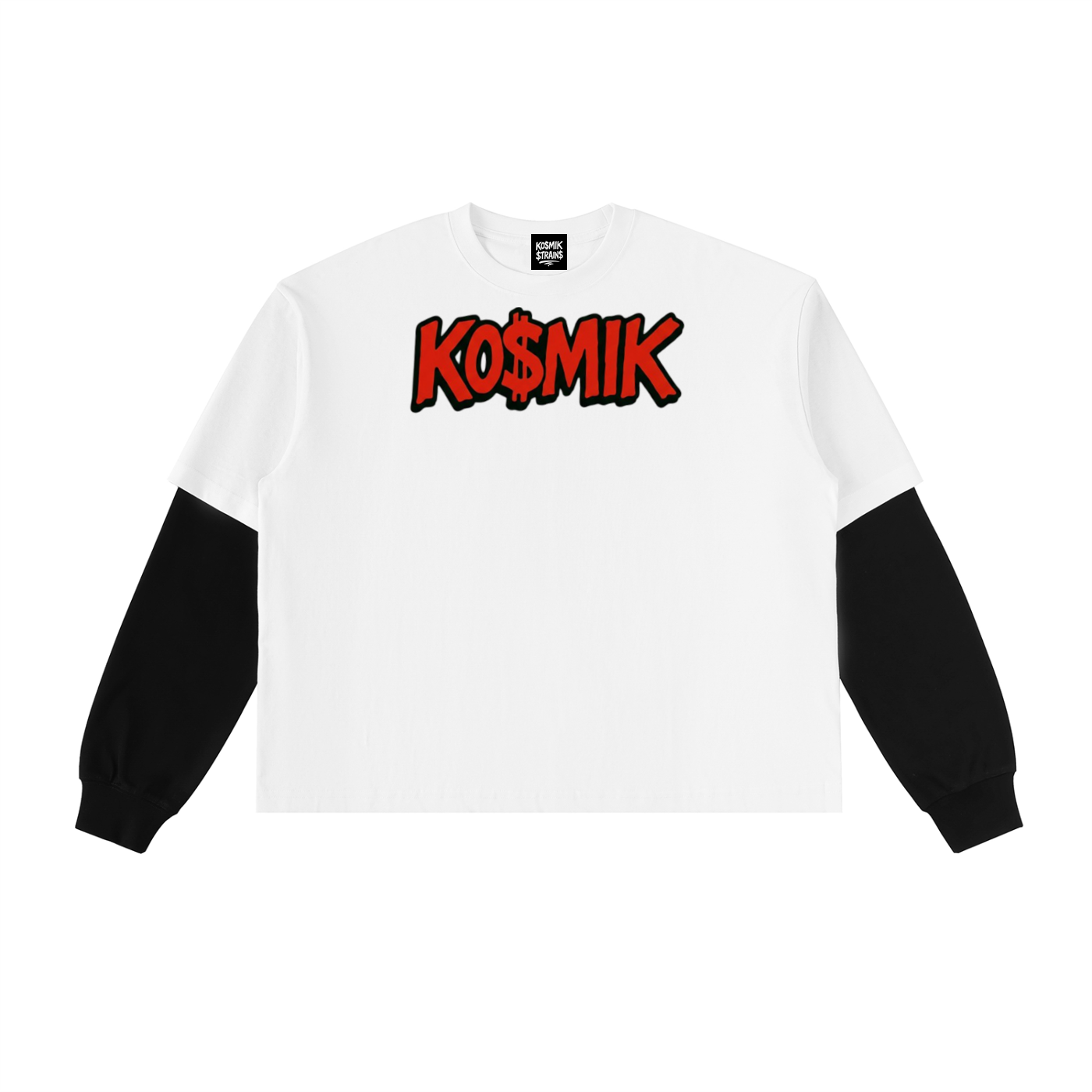 KO$MIK Sleeve Cotton T-Shirt