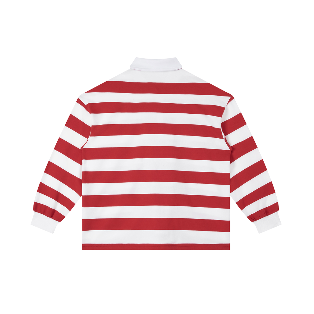 Ko$miK Color Block Stripe Polo Shirt