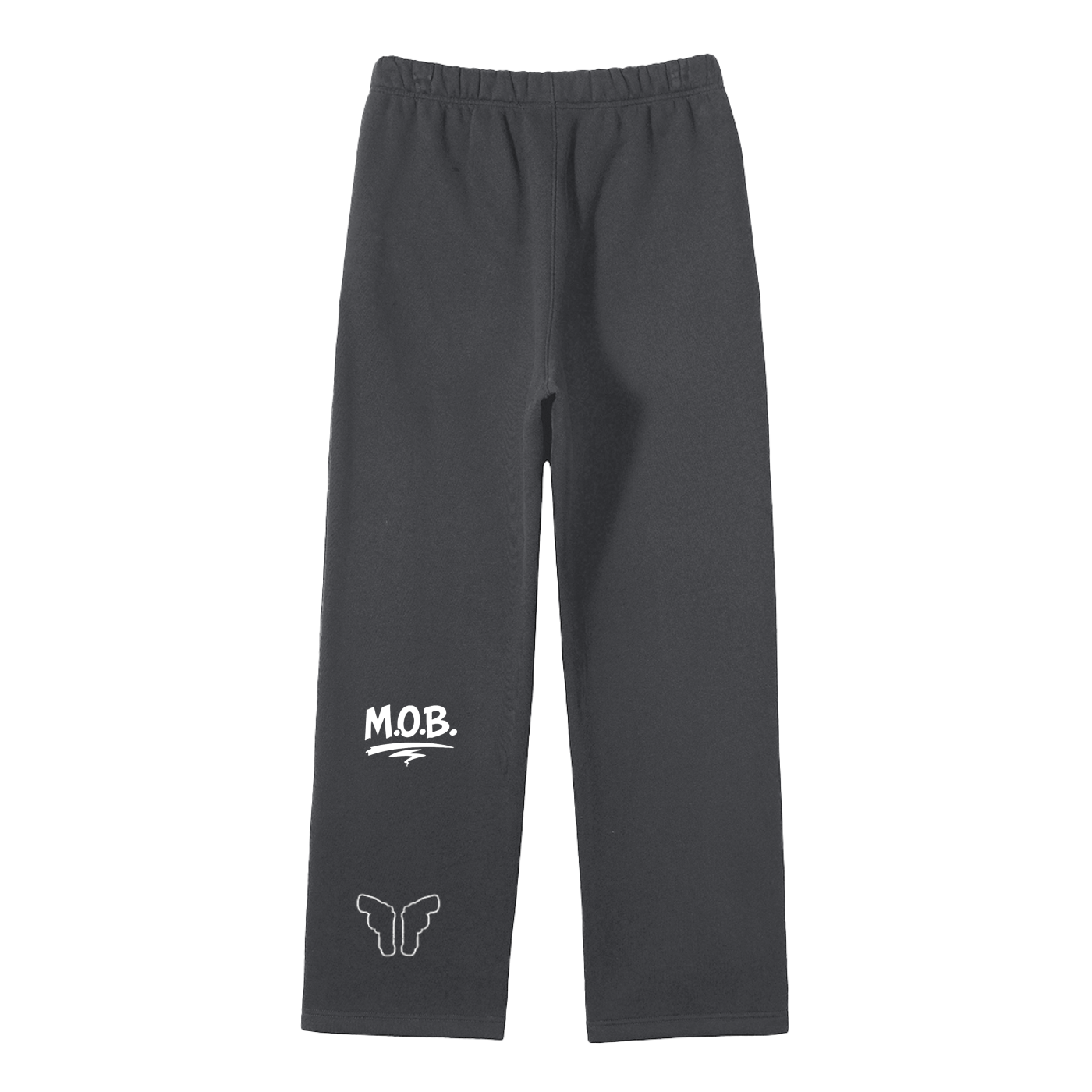 Unisex Solid Color Fleece Straight Leg Pants