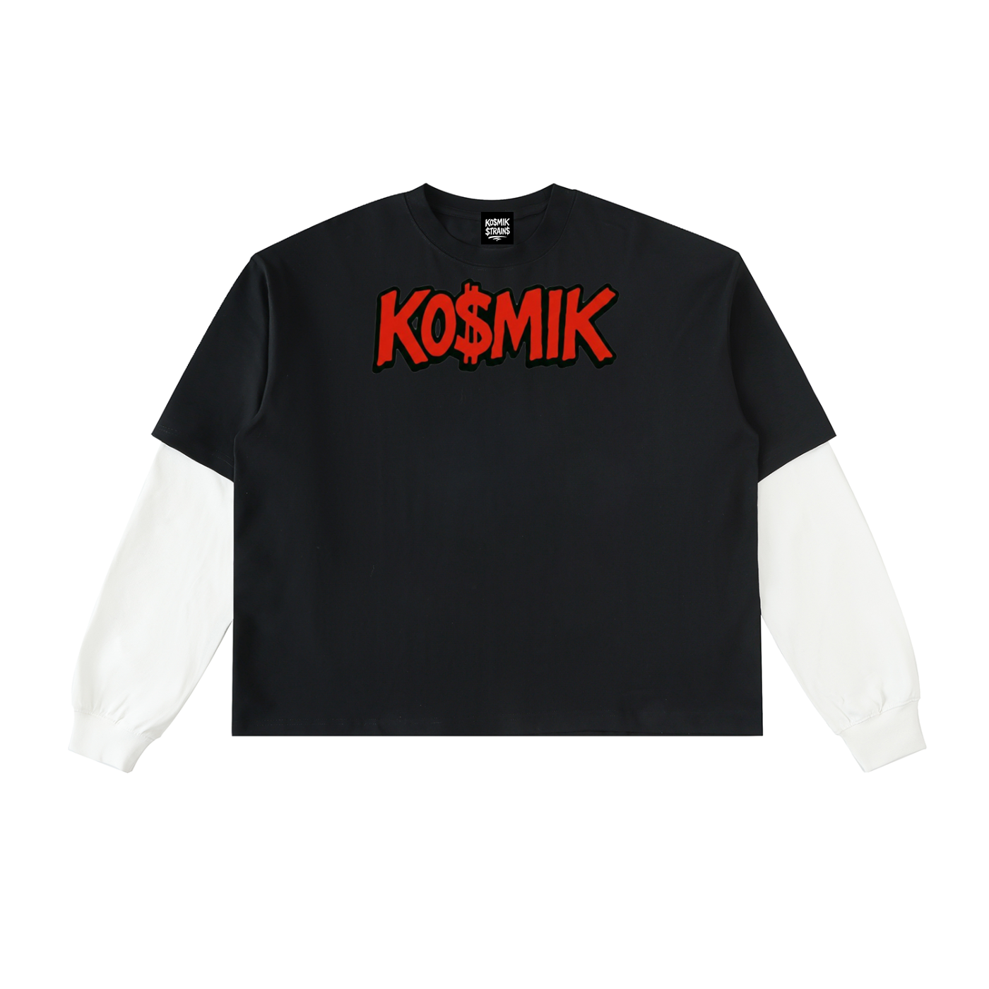 KO$MIK Sleeve Cotton T-Shirt