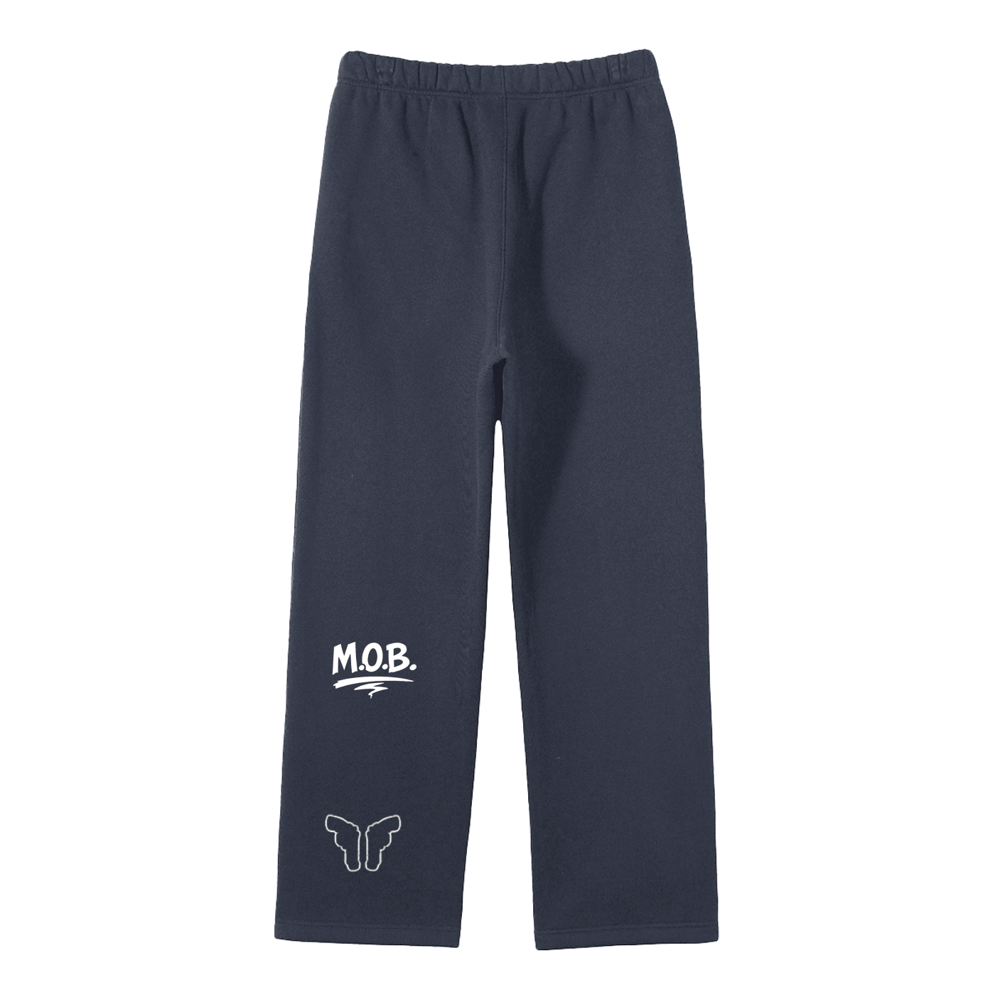 Unisex Solid Color Fleece Straight Leg Pants