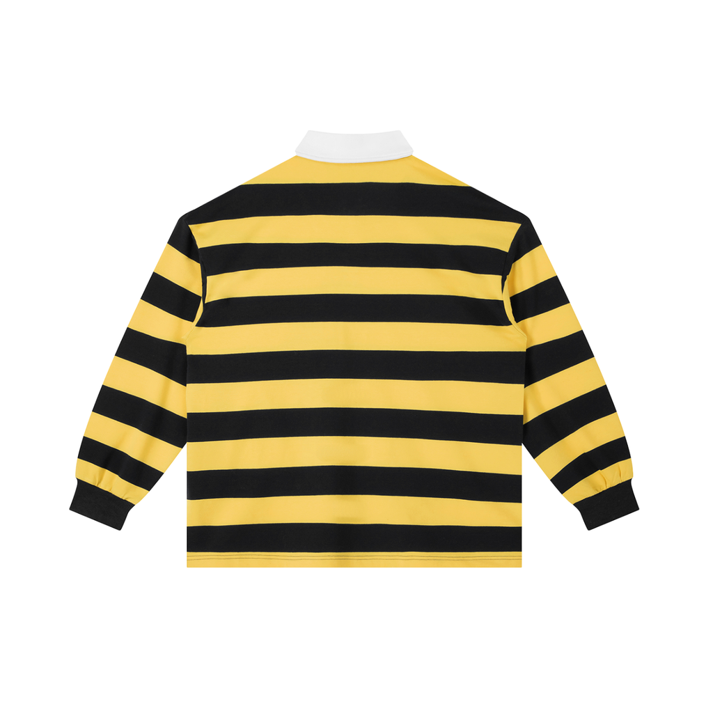 Ko$miK Color Block Stripe Polo Shirt