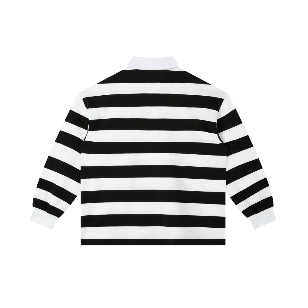 Ko$miK Color Block Stripe Polo Shirt
