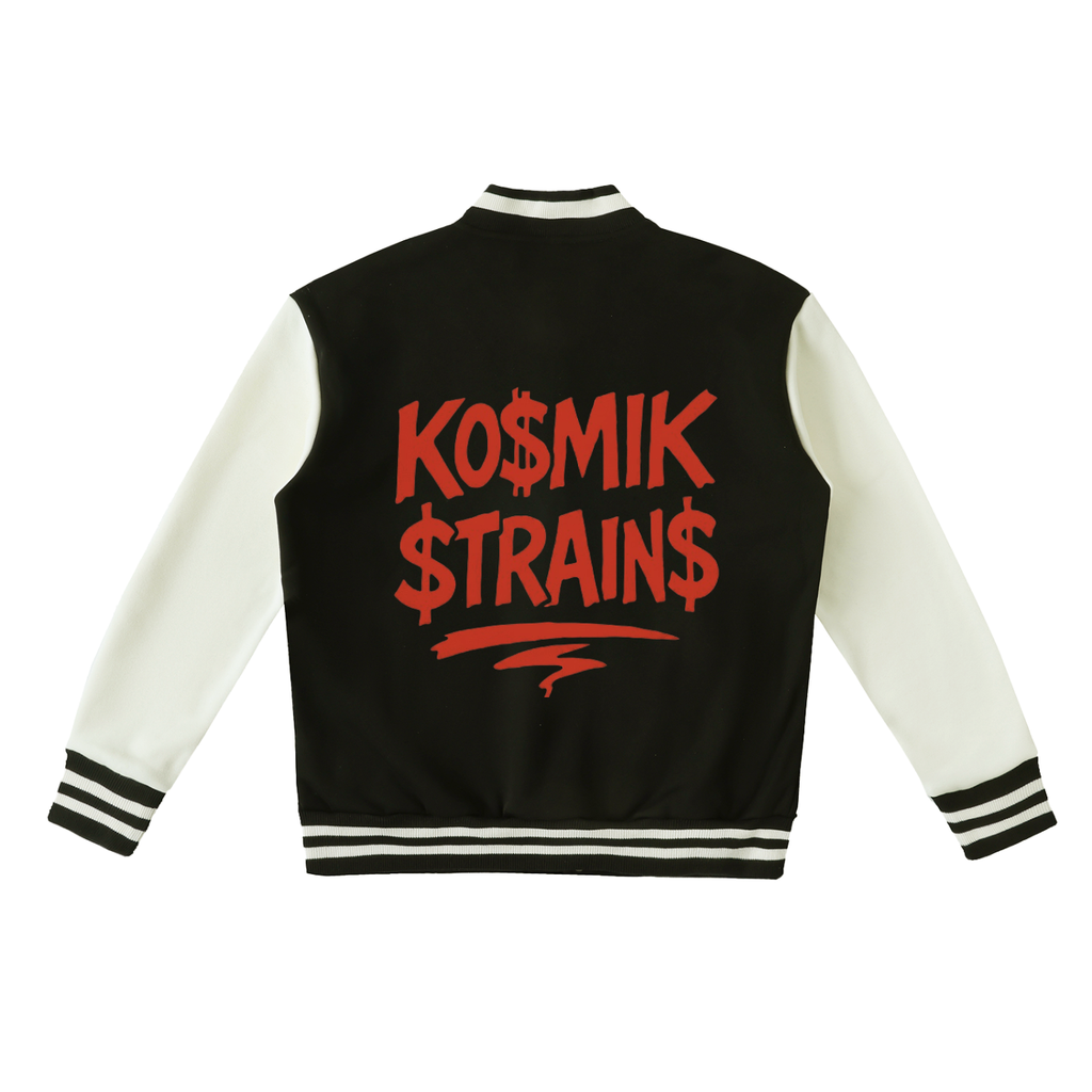 Ko$miK Two-Tone Fleeced Varsity Jacket