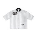 KO$MIK Striped Full-Zip Baseball Jersey
