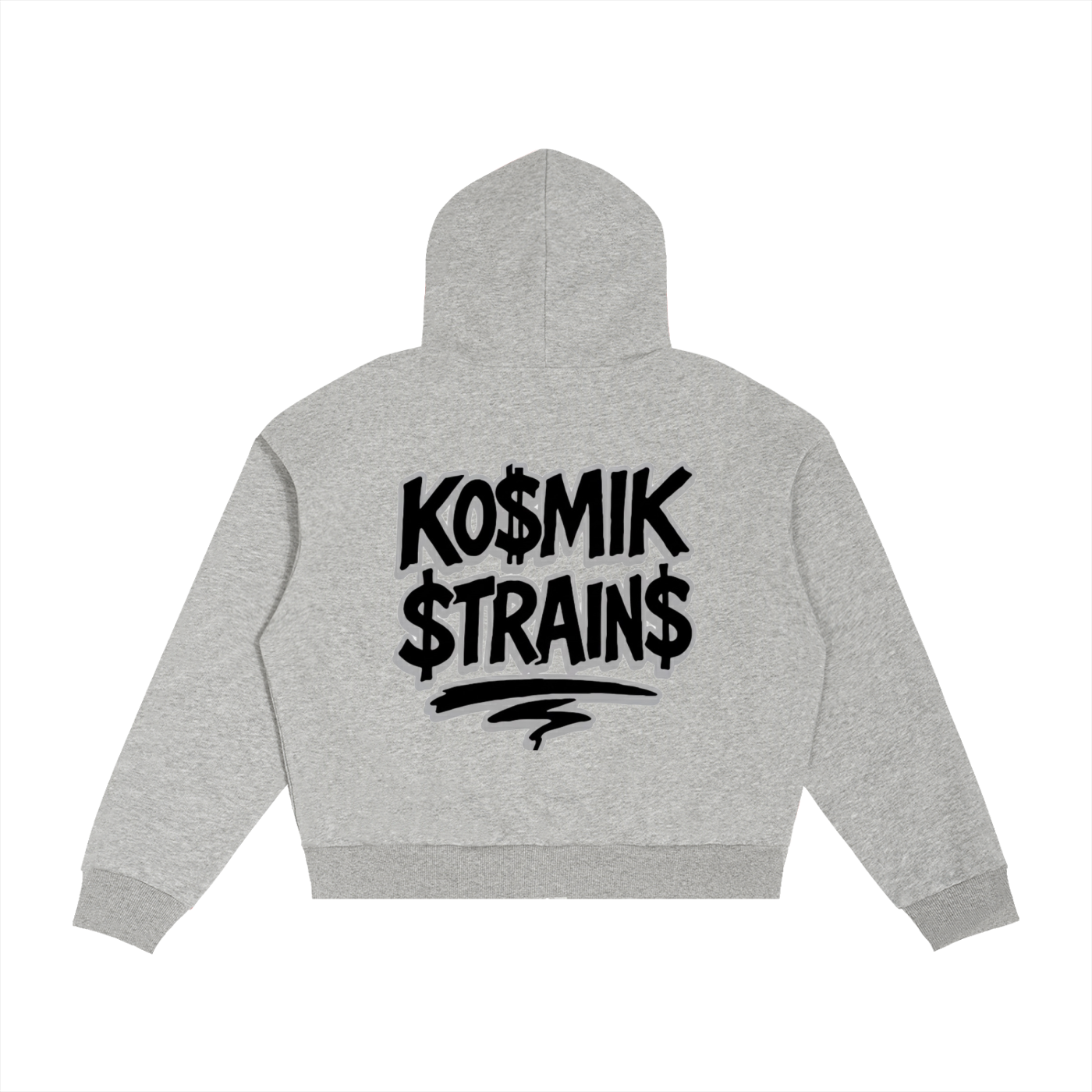 Ko$miK Contrast Plaid Boxy Zip Hoodie